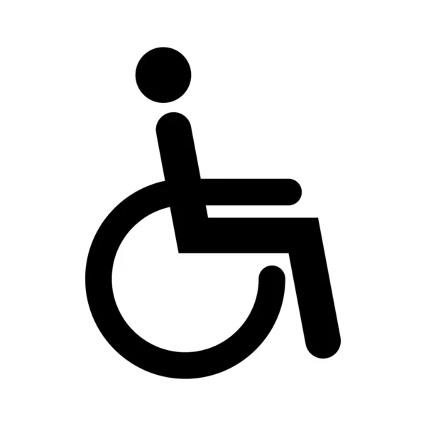 Panneau handicapés — Image vectorielle