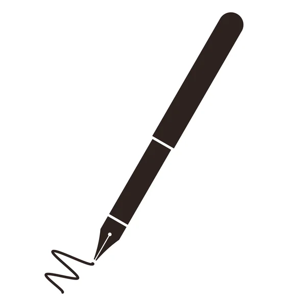 Dolma kalem simgesi — Stok Vektör