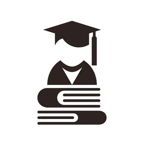 Университетский аватар Значок образования — стоковый вектор