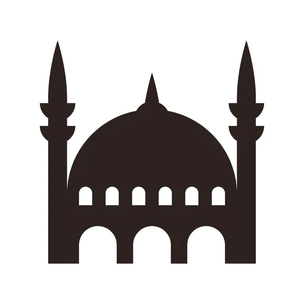 Icono de mezquita — Vector de stock