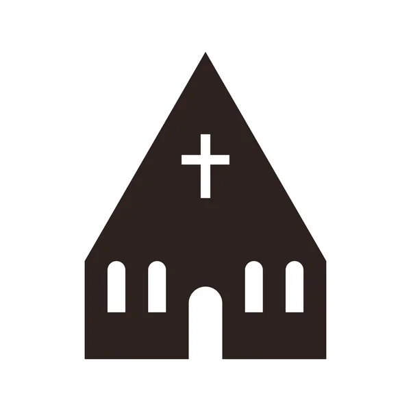 Ikona kostela — Stockový vektor