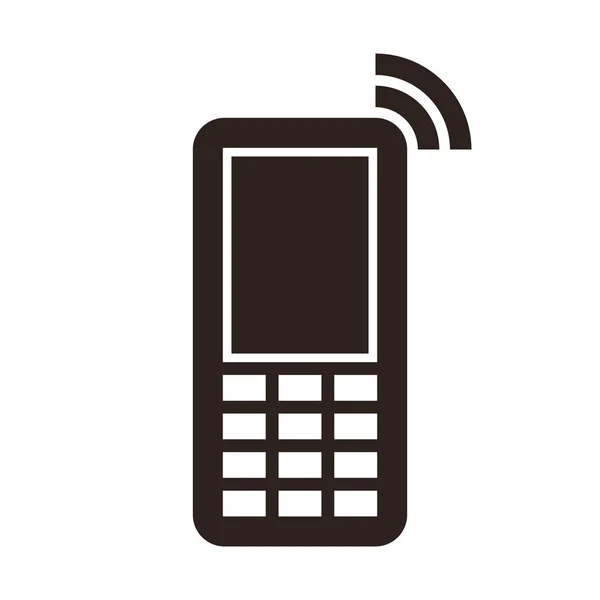 Icona del telefono cellulare — Vettoriale Stock