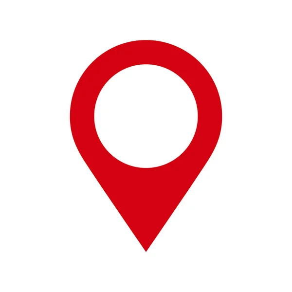 Mapa Ubicación Pin Vector Icono Para Asignación Mapas Satélites Aislados — Vector de stock