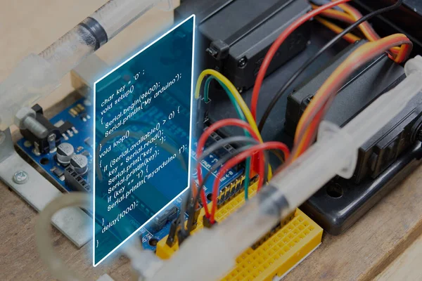 Diy Robot Electronic Board Control System — 스톡 사진