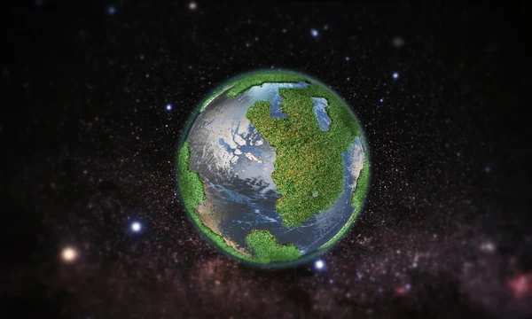 Kleine groene planeet — Stockfoto