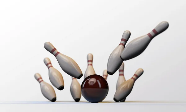 Épingles de bowling — Photo