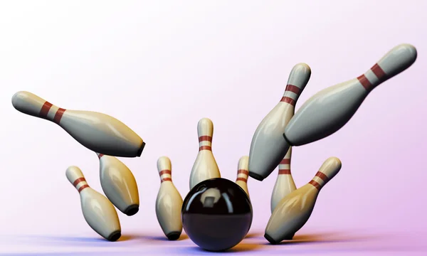 Épingles de bowling — Photo