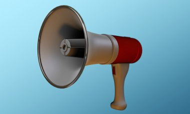 Red megaphone