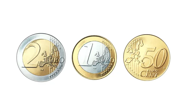 Euro-Münzen — Stockfoto