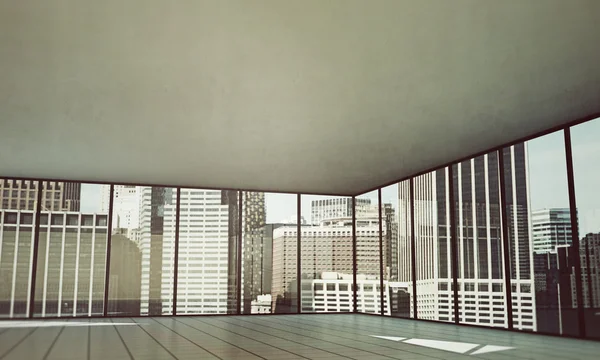 Empty downtown office — Stock Photo, Image