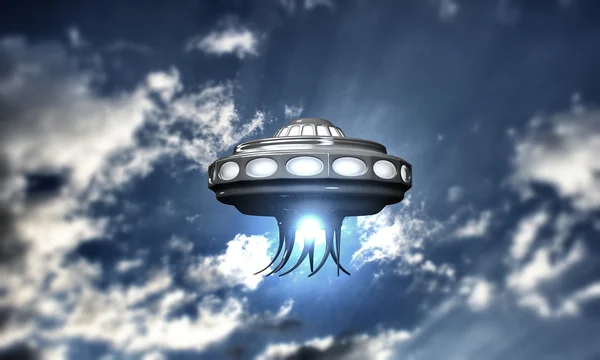 UFO διαστημόπλοιο — Φωτογραφία Αρχείου
