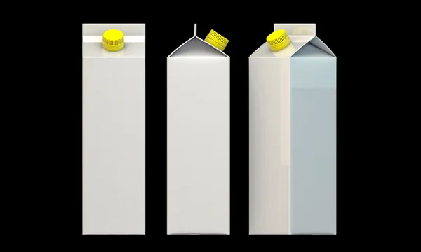 Milk packages — Stock Photo, Image