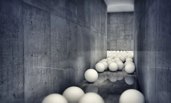 White balls — Stock Photo, Image