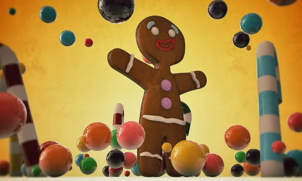 Gingerbread man — Stock Photo, Image