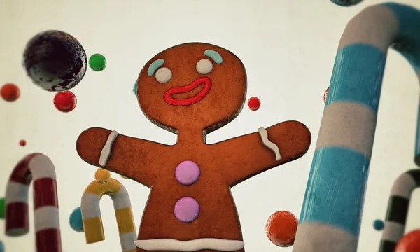 Gingerbread man — Stock Photo, Image