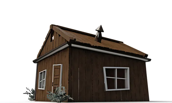 Dřevěný domek — Stock fotografie