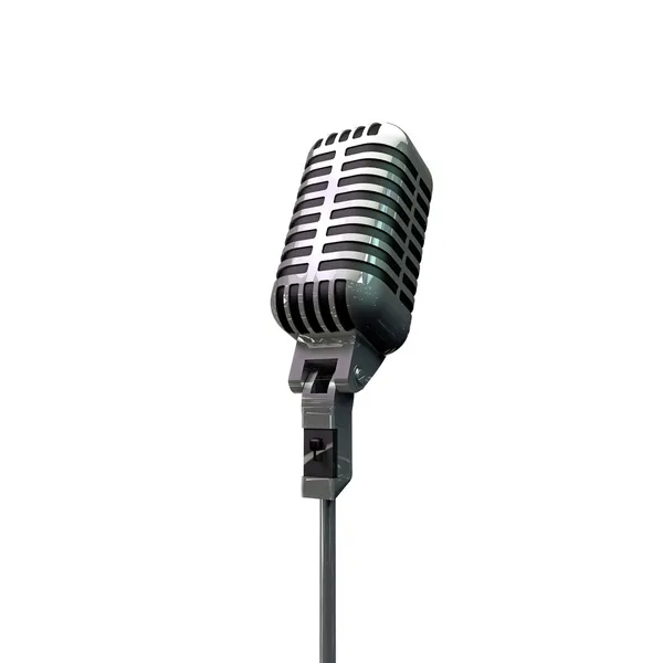 Ancien microphone — Photo