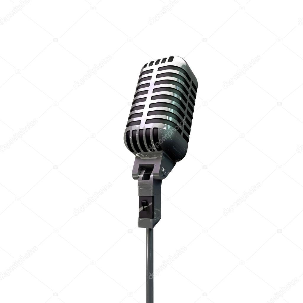 Old microphone