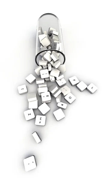 Computer keys — Stock Photo, Image