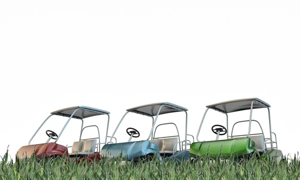 Carros de golf — Foto de Stock