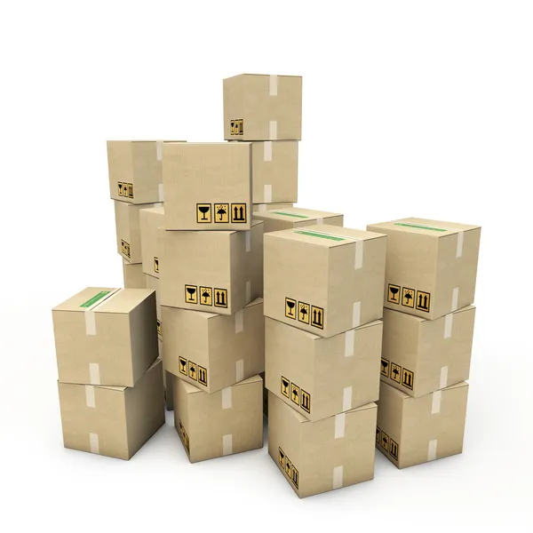 Cardboard boxes — Stock Photo, Image