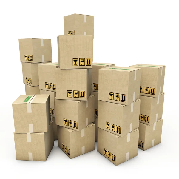 Cardboard boxes — Stock Photo, Image