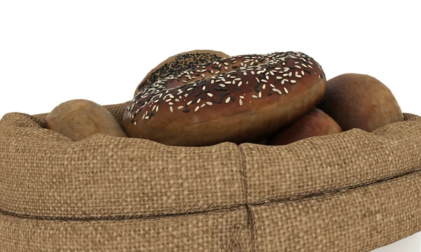 Горячий хлеб — стоковое фото