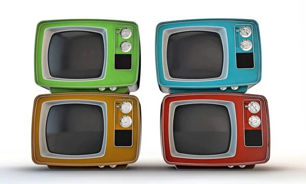 Retro tv — Foto de Stock