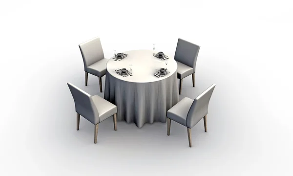 White table — Stock Photo, Image