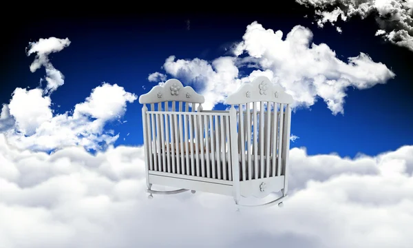 Cradle on the clouds — Stock Photo, Image