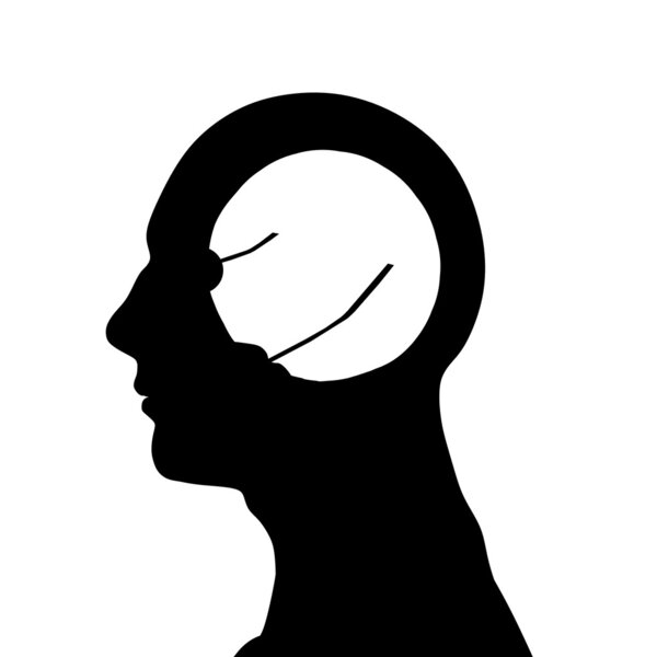 Мужской силуэт
