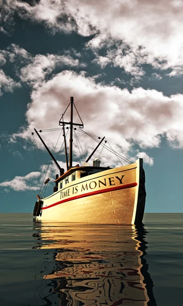 Kalastusvene — kuvapankkivalokuva