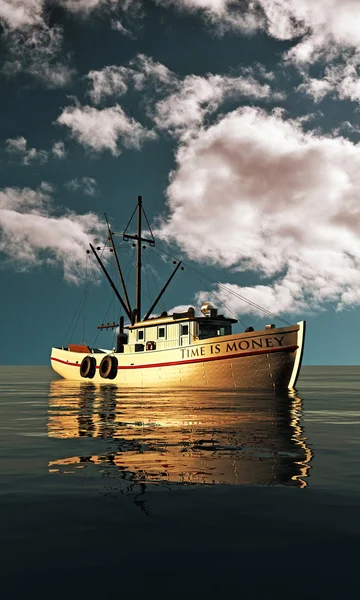 Barco de pesca — Fotografia de Stock