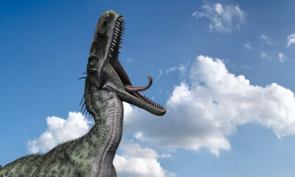 Monolophosaurus — Zdjęcie stockowe