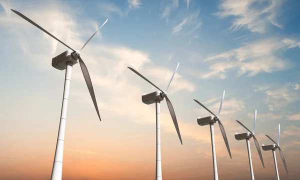 Wind turbines — Stock Photo, Image