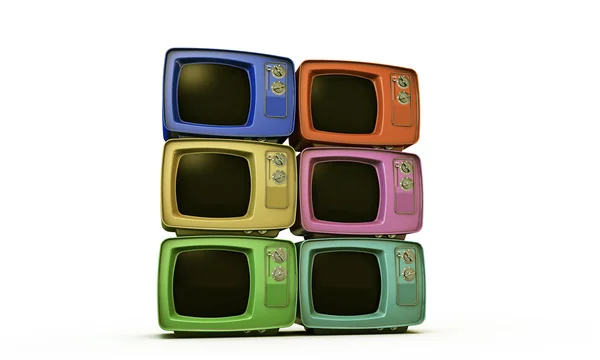 Antiguo Tv — Foto de Stock