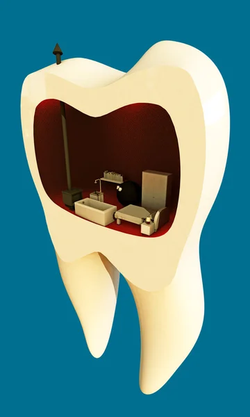 Casa dei denti — Foto Stock