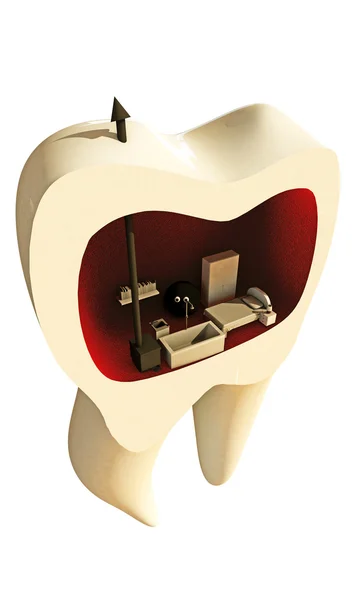 Casa de dente — Fotografia de Stock