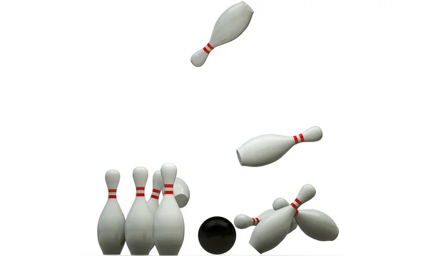 Spille da bowling — Foto Stock