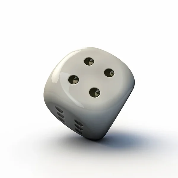 White dice — Stock Photo, Image