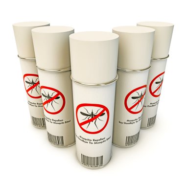 mosquito repellent spary cans clipart