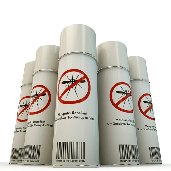 Спрей от комаров — стоковое фото