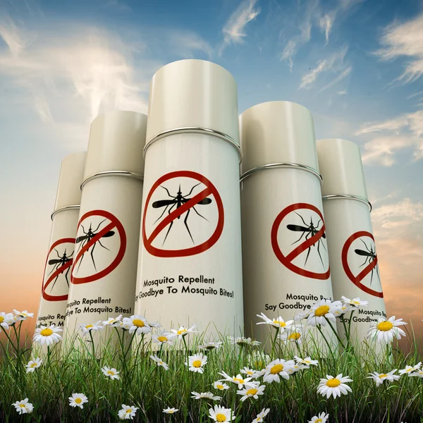 Spray repellente per zanzare — Foto Stock