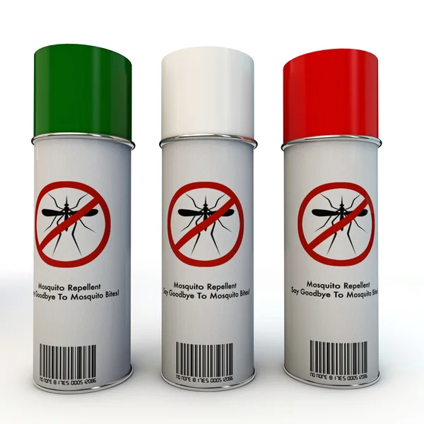 Insectenafweermiddel spray — Stockfoto