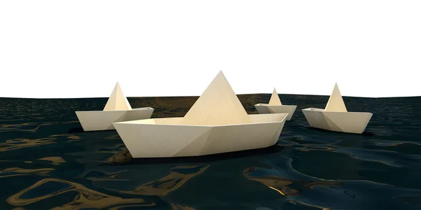 Barcos de origami —  Fotos de Stock