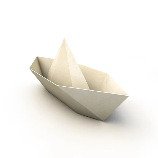 Origami boat — Stock Photo, Image