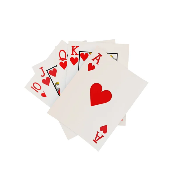 Carte da poker — Foto Stock