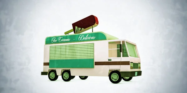 Ice creams van — Stock Photo, Image