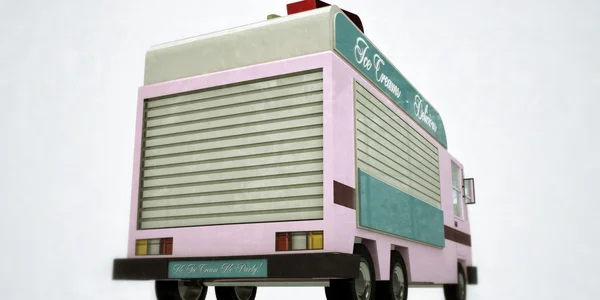 Van de helados — Foto de Stock