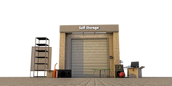 Moderna self-storage — Stockfoto